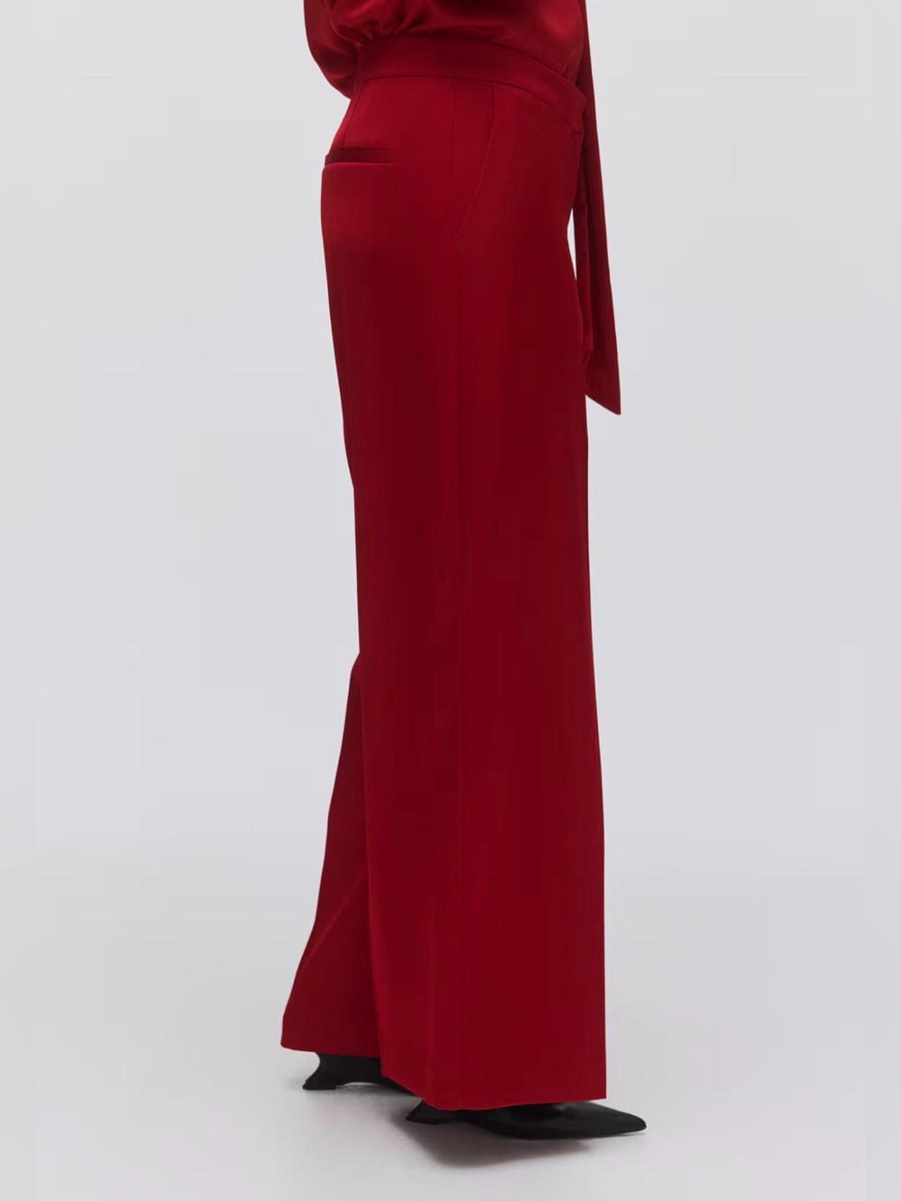H&M Wide Leg Pants - Red